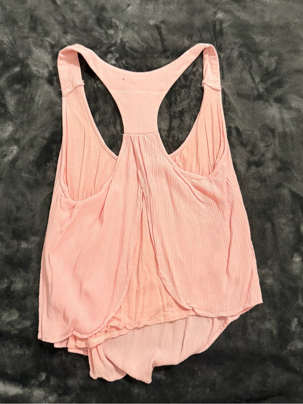 Ambiance Pale Pink Ribbed Racerback Tank - Picture 2 of 2